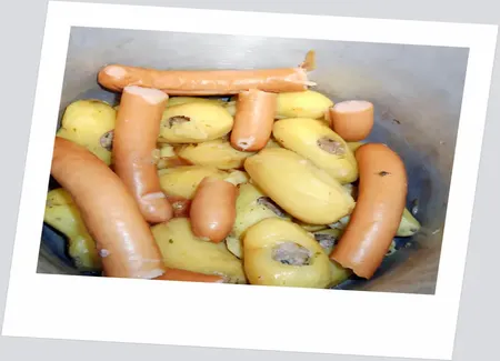 Pommes de terre farcies à la cocotte