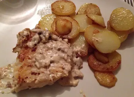 Filets de julienne à la moutarde à l'ancienne