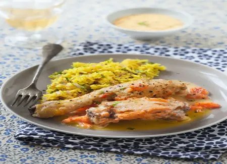 Poularde au champagne