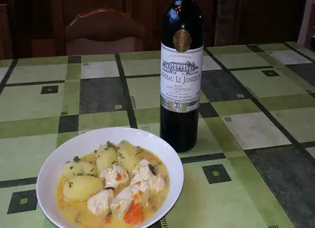 Waterzooi de poulet à la gantoise