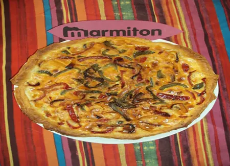 Quiche au thon et aux poivrons