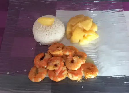 Crevettes à l'exotique