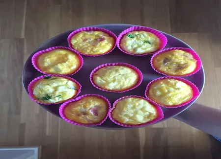 Muffins salés sans pâte