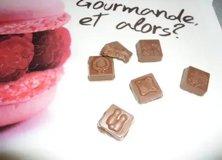 Chocolats de noël pâte à tartiner et noisette