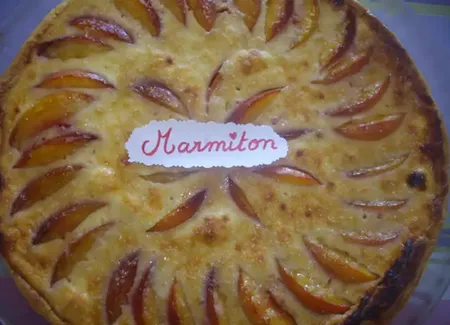 Tarte aux nectarines et au fromage blanc
