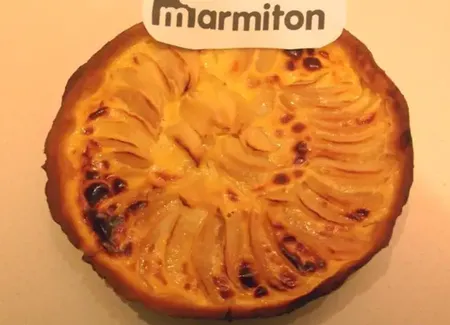 Tarte aux pommes à la crème