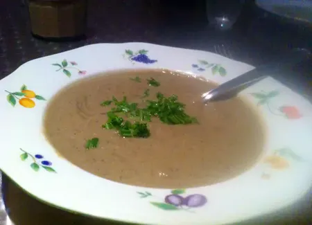 Soupe tibétaine (aubergine-lentille)