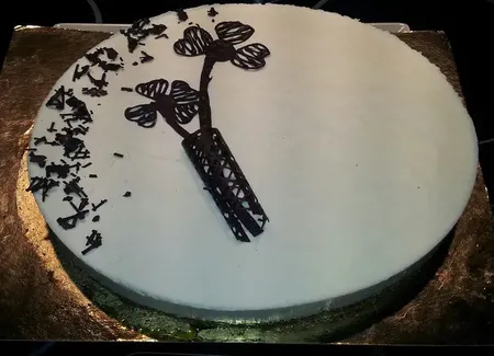 Entremets poire, craquant speculoos