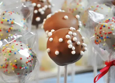 Pop cakes au chocolat blanc ♡