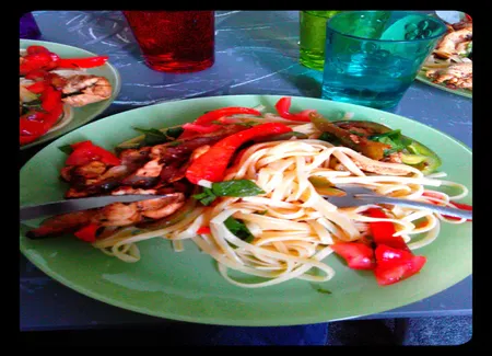 Linguine au poulet