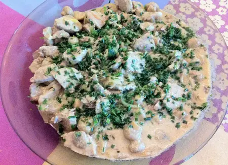 Filet mignon de porc aux oignons