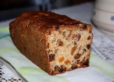 Gâteau typique irlandais pour halloween : le barm brack
