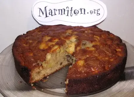 Gâteau aux pommes et aux noix de mon enfance!