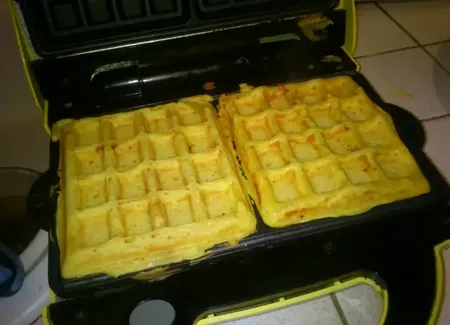 Gaufres salées aux légumes