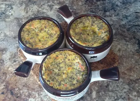 Flan à la farine de pois chiches