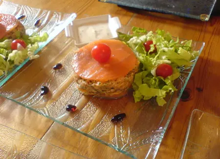 Tartare aux deux saumons et à l'aneth