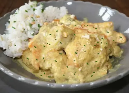 Blancs de poulet au persil et à l'ail