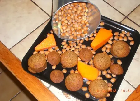 Cake au potiron et aux noix (1ère rencontre marmitonne)