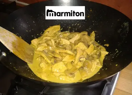 Sauté de dinde au curry
