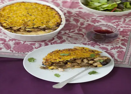 Hachis façon parmentier de maïs à la chilienne (pastel de choclos)