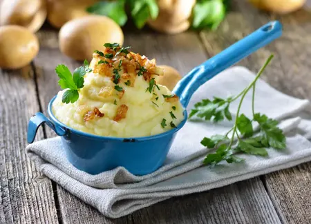 Purée de pommes de terre sans lait