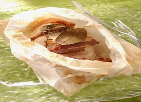 Lapin au lard en papillote