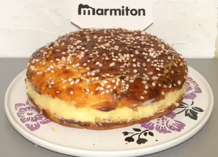 Tarte tropézienne à la fleur d'oranger
