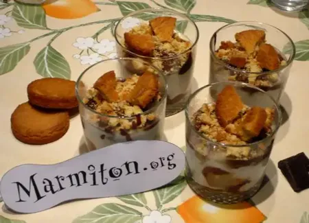 Verrines poire-chocolat