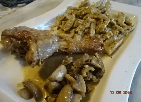 Poulet haut savoyard !