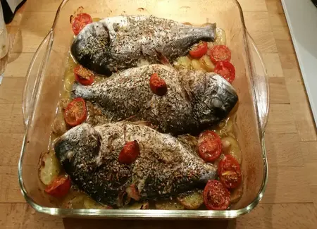 Dorade facile au four
