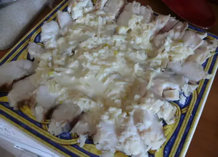 Lotte au miel et au vinaigre de cidre