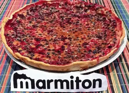Tarte aux groseilles rouges