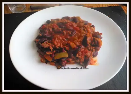 Mon chili pas épicé