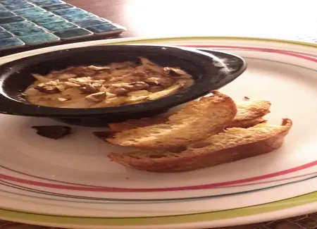 Gratin de pommes et roquefort
