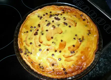 Tarte gourmande pommes bananes