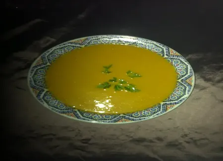 Soupe de légumes au lait de coco