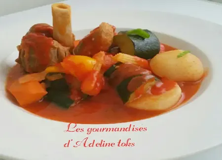 Souris d'agneau à la tomate