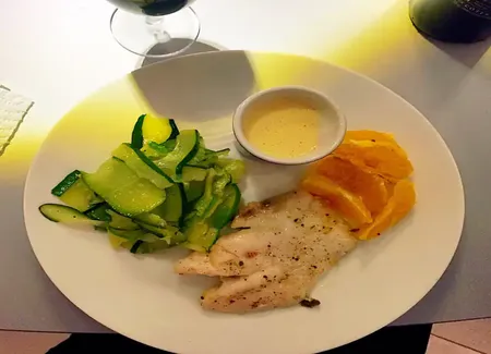 Filets de saint-pierre au beurre d'orange