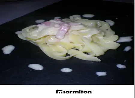 Tagliatelles à la sauce savoyarde