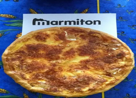 Tarte au camembert et jambon cru
