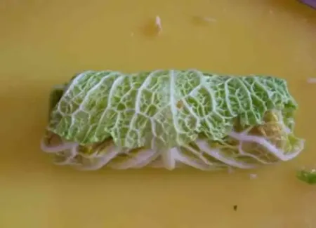 Rouleaux de choux frisé
