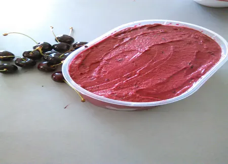 Sorbet aux cerises et au kirsch