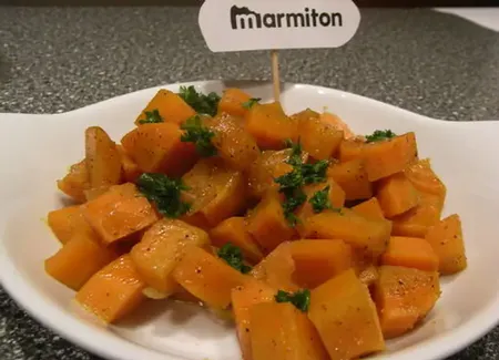 Cassolette de carottes à l'orientale