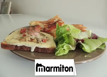 Tartine de tartiflette provençale