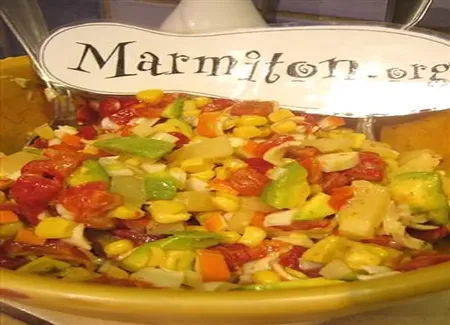 Salade hawaï