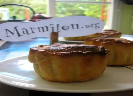 Petits feuilletés au poireau et chèvre