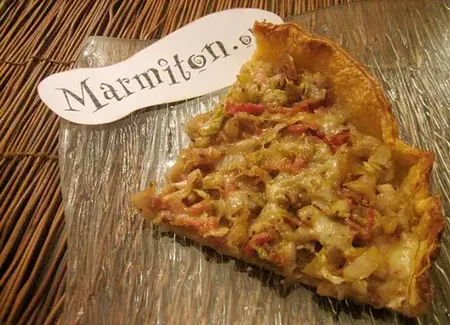 Tarte aux endives et au beaufort