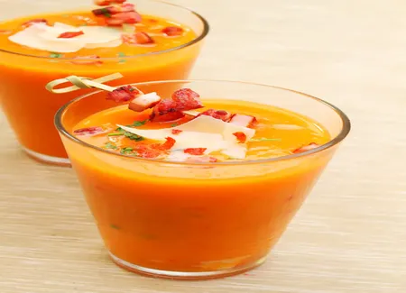 Soupe rustique au potimarron