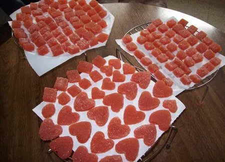 Carrés de pâte de fruit aux coings