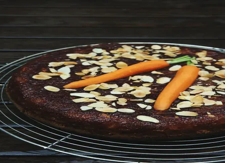Gâteau à la carotte et aux amandes